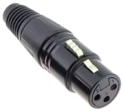 XLR Preto Fêmea