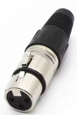 XLR Fêmea Cromo