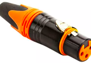 XLR Fêmea Premium Laranja